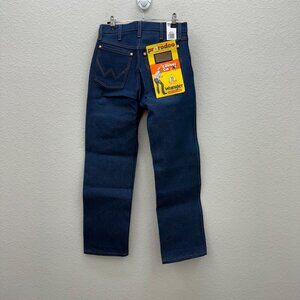 Wrangler Cowboy Cut Pro Rodeo Competition Cotton Denim Blue Jeans Mens 28x30 NEW